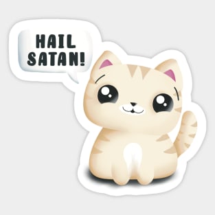 Hail Satan! Sticker